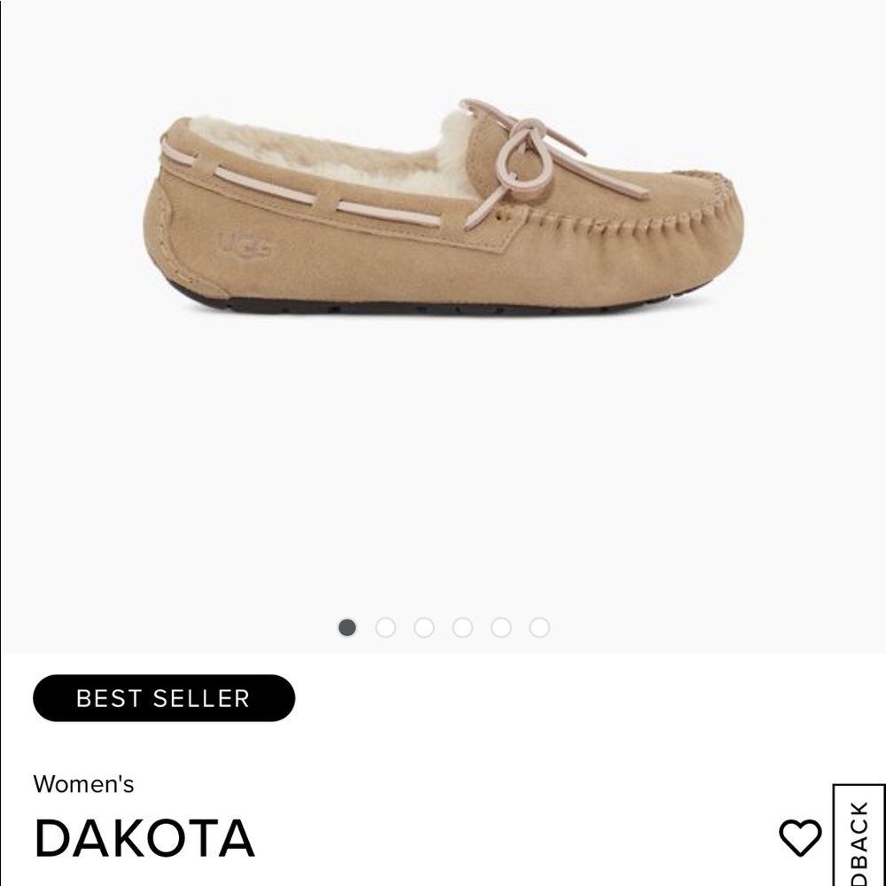 Brand new never worn size 5 ugg Dakota slipper